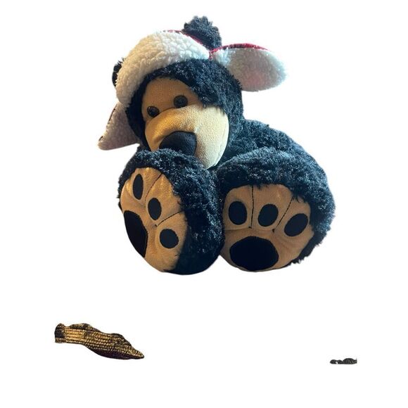 Wishpets Black Rare Soft Plush Bear Sitting Stuffed Animal Toy 18" - Picture 3 of 10